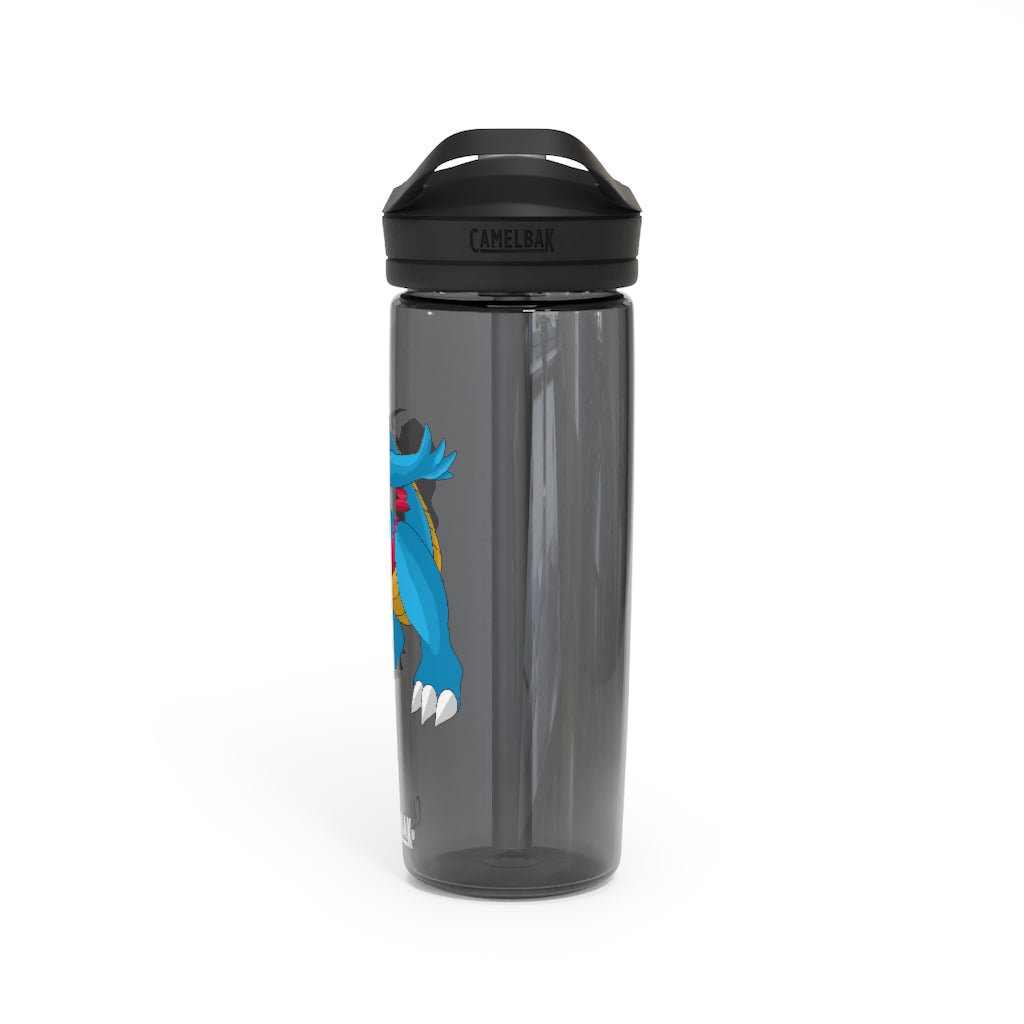 Blastdile CamelBak Eddy® Water Bottle in 20oz and 25oz sizes, showcasing its durable Tritan™ material and spill-proof design.